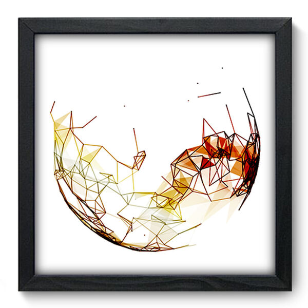 Quadro Decorativo - Abstrato - 33cm X 33cm - 206qdap