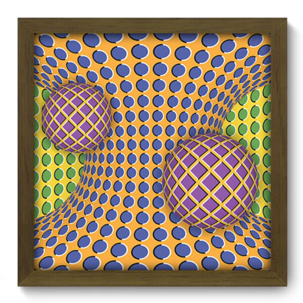 Quadro Decorativo - Abstrato - 33cm X 33cm - 222qdam