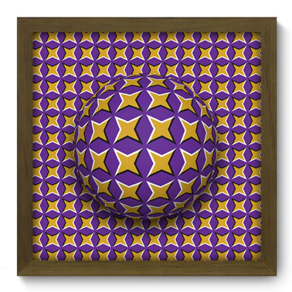 Quadro Decorativo - Abstrato - 33cm X 33cm - 227qdam