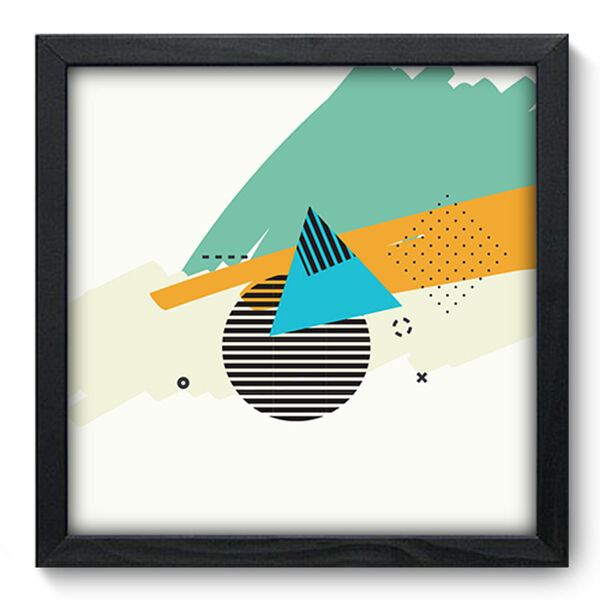 Quadro Decorativo - Abstrato - 33cm X 33cm - 236qdap