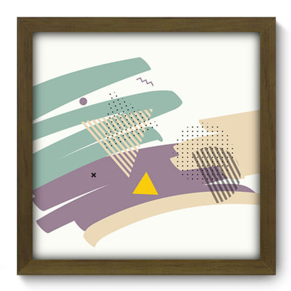 Quadro Decorativo - Abstrato - 33cm X 33cm - 237qdam