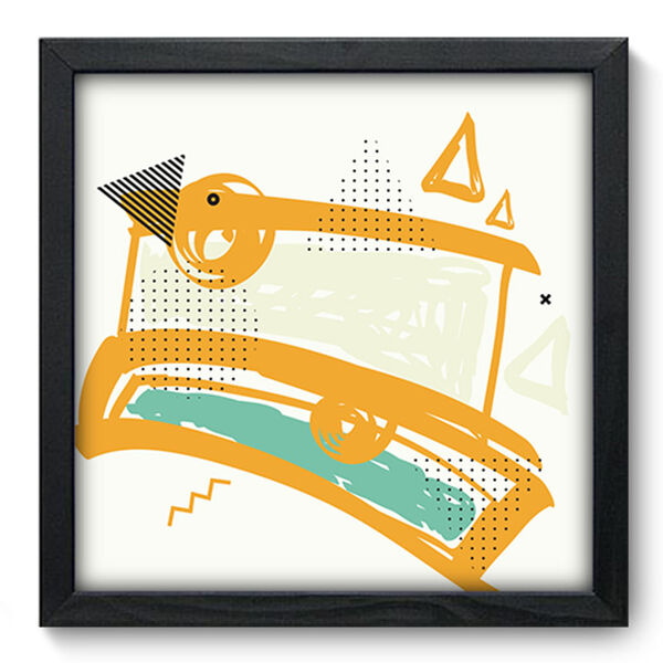 Quadro Decorativo - Abstrato - 33cm X 33cm - 238qdap
