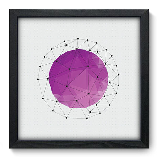 Quadro Decorativo - Abstrato - 33cm X 33cm - 265qdap