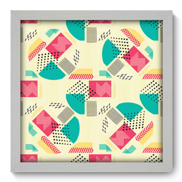 Quadro Decorativo - Abstrato - 33cm X 33cm - 271qdab