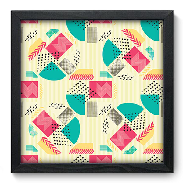 Quadro Decorativo - Abstrato - 33cm X 33cm - 271qdap
