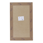 Quadro Decorativo Abstrato 3D Terracota com Vidro 100x60cm Arte Própria