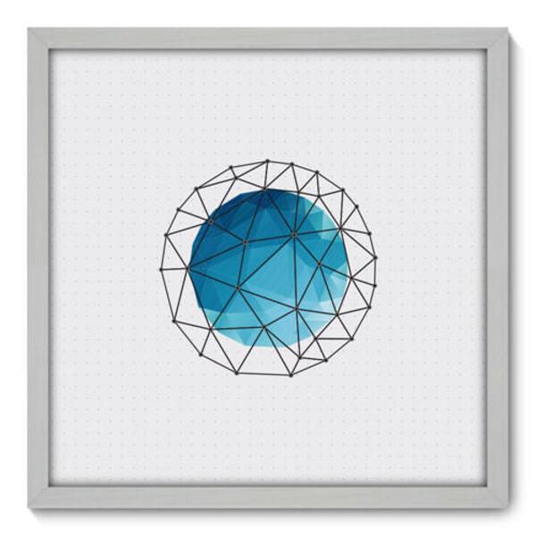 Quadro Decorativo - Abstrato - 50cm X 50cm - 090qnacb