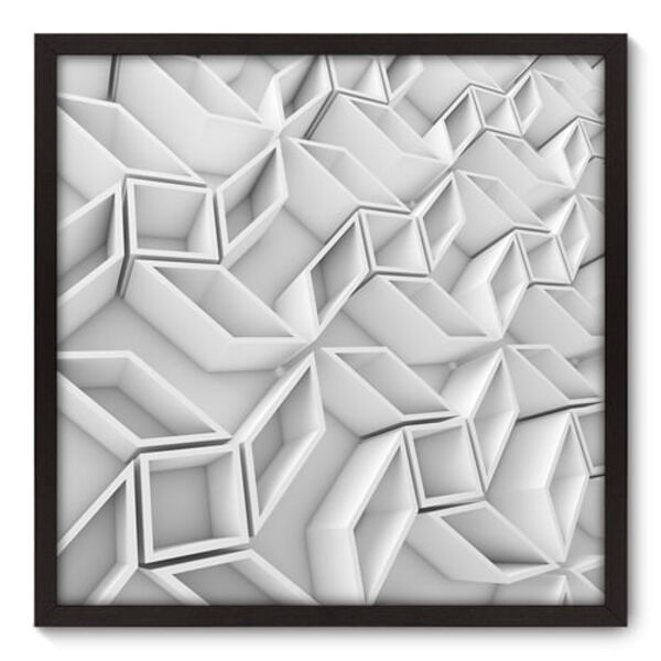 Quadro Decorativo - Abstrato - 70cm X 70cm - 002qnadp