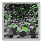 Quadro Decorativo - Abstrato - 70cm X 70cm - 019qnadb