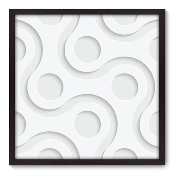 Quadro Decorativo - Abstrato - 70cm X 70cm - 067qnadp