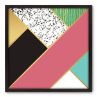 Quadro Decorativo - Abstrato - 70cm X 70cm - 188qnadp