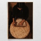 Quadro Decorativo Abstrato Alme Com Moldura E Sem Vidro 40x60