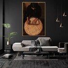 Quadro Decorativo Abstrato Alme Com Moldura E Sem Vidro 40x60