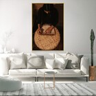 Quadro Decorativo Abstrato Alme Com Moldura E Sem Vidro 40x60