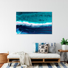 Quadro Decorativo Abstrato Aqua Marine - 120x80 Cm