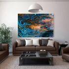 Quadro Decorativo Abstrato Aquatic Art - 120x80cm
