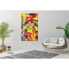 Quadro Decorativo Abstrato Araras Colorful - 200x100cm