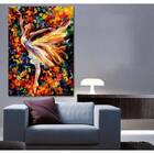 Quadro Decorativo Abstrato Arte E Dança Bolshoi - 150x80cm
