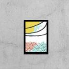 Quadro Decorativo Abstrato Candy Colors I 45x34cm A3 (45 X 34)