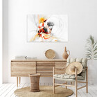 Quadro Decorativo Abstrato Clean Dynamic - 90x60 Cm