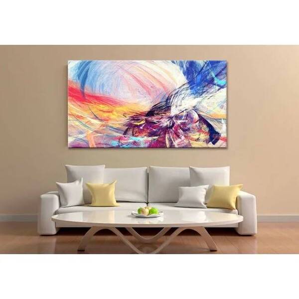 Quadro Decorativo Abstrato Collored - 120x80cm