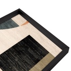 Quadro Decorativo Abstrato Conceito Colorido com Vidro 70x50cm Tropical