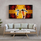 Quadro Decorativo Abstrato Conceitual Antique Africa - 100x70