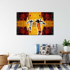 Quadro Decorativo Abstrato Conceitual Antique Africa - 120x80