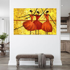 Quadro Decorativo Abstrato Conceitual Arte E Dança Ballet - 1