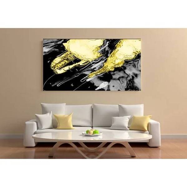 Quadro Decorativo Abstrato Contemporâneo Modern Marble - 200x