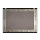 Quadro Decorativo Abstrato Dourado Colorido com Vidro 100x70x3,5cm Tropical