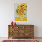 Quadro Decorativo Abstrato Doze Girassóis Numa Jarra - Van Go