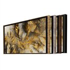 Quadro Decorativo Abstrato Eletric Discharge Com Moldura Prat