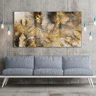 Quadro Decorativo Abstrato Eletric Discharge Com Moldura Prat