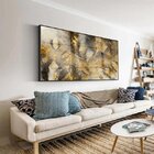 Quadro Decorativo Abstrato Eletric Discharge Com Moldura Pret