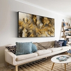 Quadro Decorativo Abstrato Eletric Discharge Com Moldura Pret