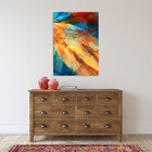 Quadro Decorativo Abstrato Expressive Summer - 200x100 Cm