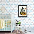 Quadro Decorativo Abstrato Figurativo Folhagem Marrom I 45x34