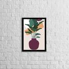 Quadro Decorativo Abstrato Figurativo Vaso Forma Ii 45x34cm A