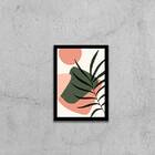 Quadro Decorativo Abstrato Figurativo Vaso Forma Iv 45x34cm A