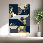 Quadro Decorativo Abstrato Geometric Seg - 150x100 Cm