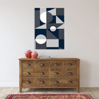 Quadro Decorativo Abstrato Geometric Ter - 180 X120 Cm