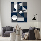Quadro Decorativo Abstrato Geometric Ter - 200x120 Cm