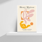 Quadro Decorativo Abstrato Henri matisse 33x24cm - Com Vidro