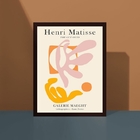 Quadro Decorativo Abstrato Henri matisse 45x34cm Moldura:made