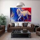 Quadro Decorativo Abstrato Horse Colors - 120x60cm