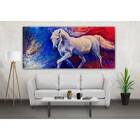 Quadro Decorativo Abstrato Horse Colors - 180x120cm
