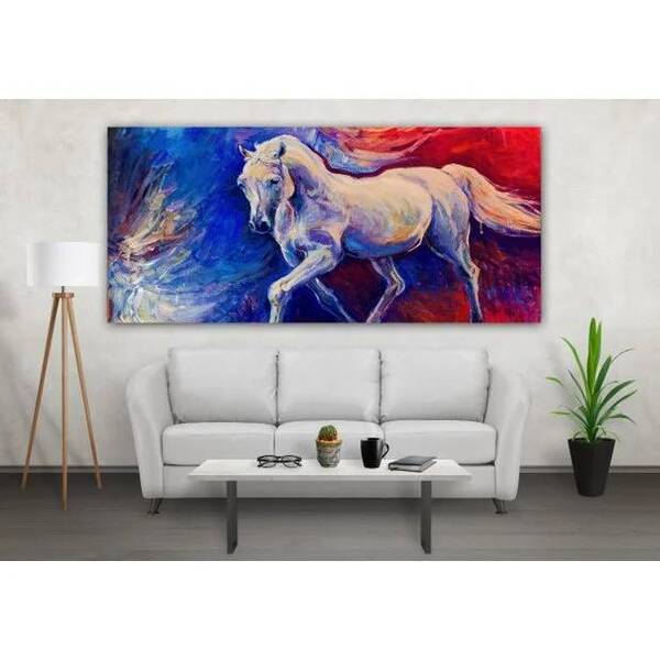 Quadro Decorativo Abstrato Horse Colors - 180x120cm
