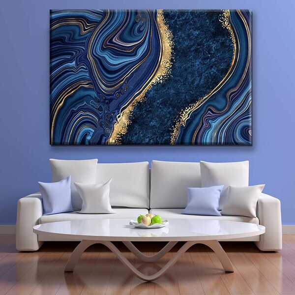 Quadro Decorativo Abstrato Infinite River - 120x60 Cm | Leroy Merlin