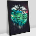 Quadro Decorativo Abstrato Lion 50x70x2,8 Pvc Luven Pre